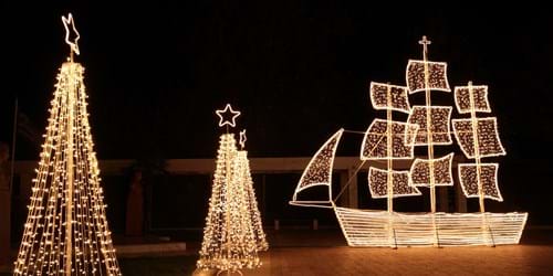 Christmas Lights in Greece